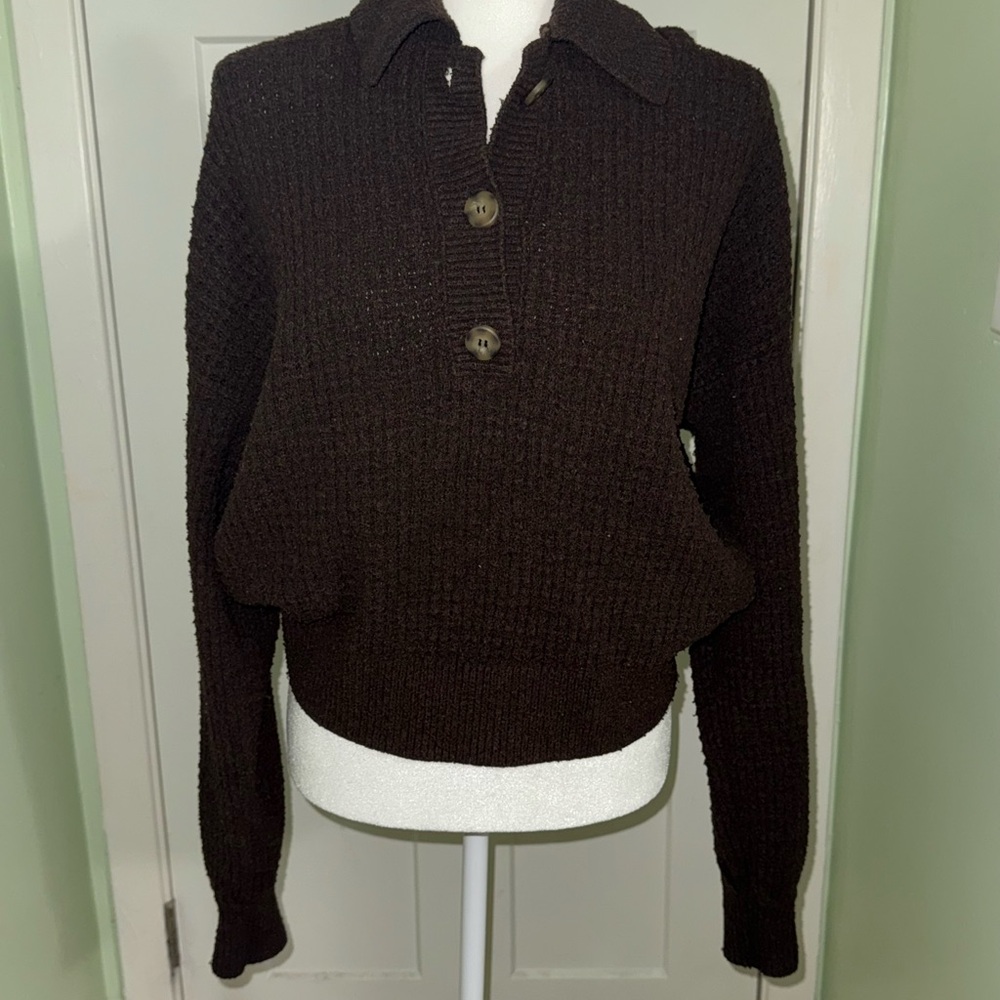 *GENTLY WORN* Womens S BDG Zephyr Pullover Polo Sweater